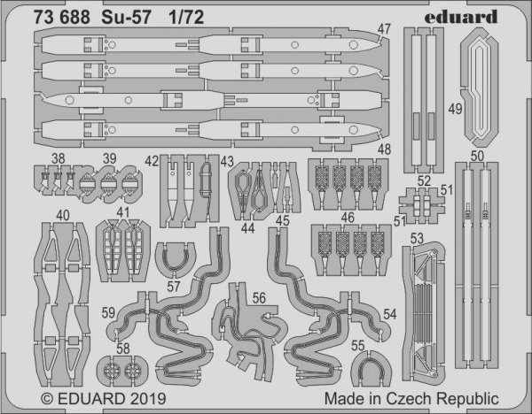 Eduard 73688 Su-57 1/72 ZVEZDA