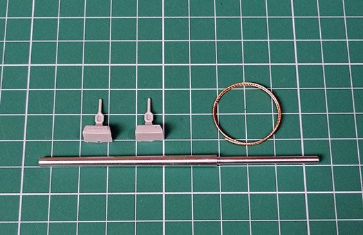 Eureka XXL ER-3568 Metal barrel &amp; towing cable for M18 Hellcat (Tamiya)  1/35