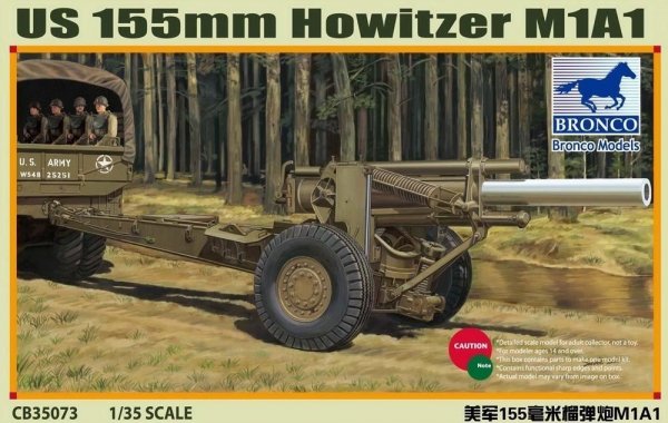Bronco CB35073 US M1A1 155mm Howitzer (1:35)