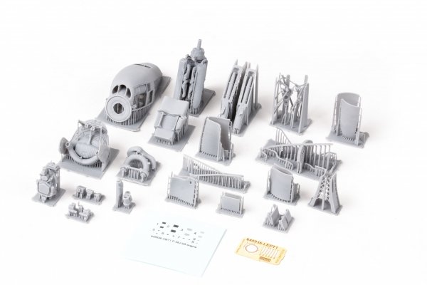 Eduard 648936 P-38J left engine PRINT TAMIYA 1/48