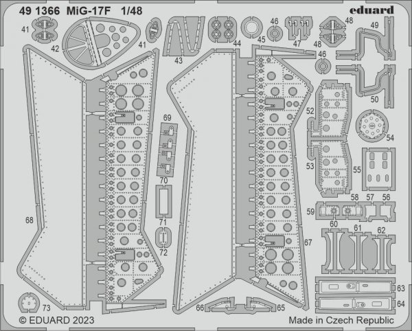 Eduard BIG49383 MiG-17F Ammo 1/48
