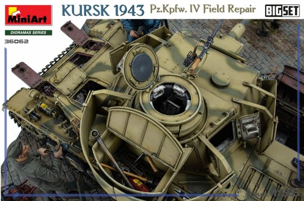 Mini Art 36062 Kursk 1943 Pz.Kpfw. IV Field Repair Big Set 1/35