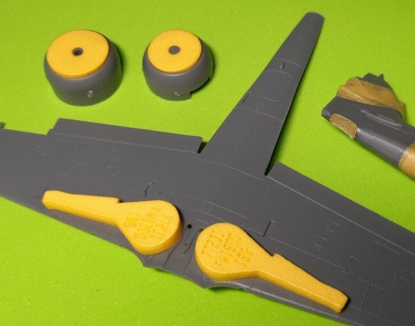 Omask 77231 Fw 190D wheel bay plugs (for IBG) 1/72