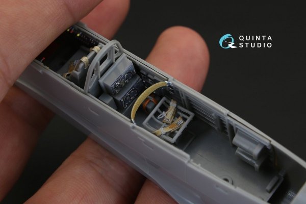 Quinta Studio QD48092 Ju 87D/G 3D-Printed &amp; coloured Interior on decal paper (for Hasegawa kit) 1/48