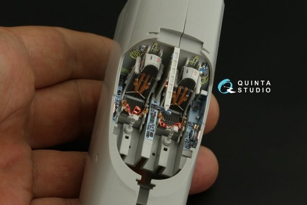 Quinta Studio QD48238 Su-24M 3D-Printed &amp; coloured Interior on decal paper ( Trumpeter ) 1/48