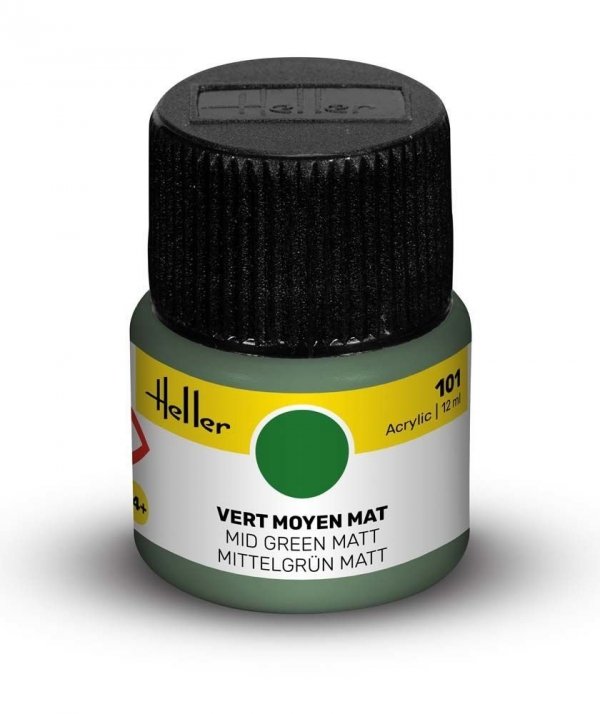Heller 9101 101 Mid Green - Matt 12ml