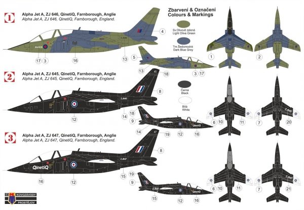 Kovozavody Prostejov KPM0267 Alpha Jet A „QinetiQ“ 1/72