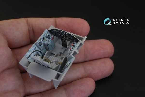 Quinta Studio QD32057 MiG-15bis 3D-Printed &amp; coloured Interior on decal paper (for Trumpeter kit) 1/32