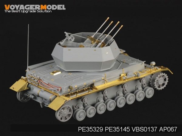 Voyager Model PE35329 WWII German 20mm Flakpanzer IV &quot;Wirbelwind&quot; For DRAGON 6540 1/35