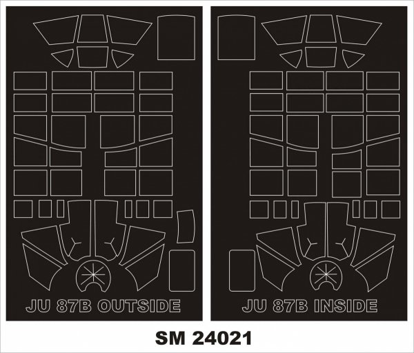 Montex SM24021 Ju-87B-2 TRMPETER 1/24