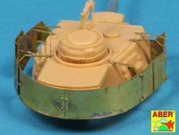 Aber 72A06 Osłony wieży do PzKpfw IV / Turret skirts for PzKpfw IV 1/72