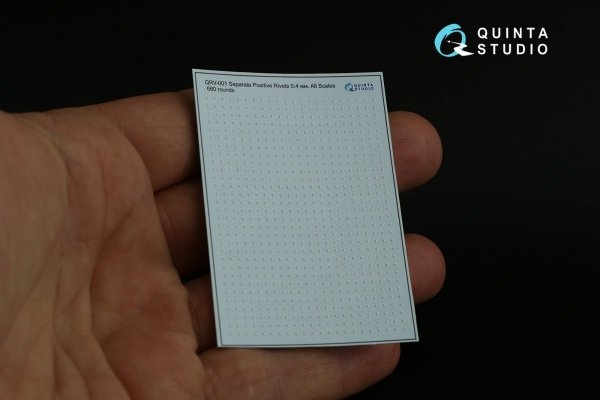 Quinta Studio QRV-002 Separate positive rivets, 0.5mm (0.020&quot;), 660 pcs