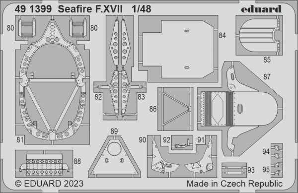 Eduard 491399 Seafire F. XVII Airfix 1/48