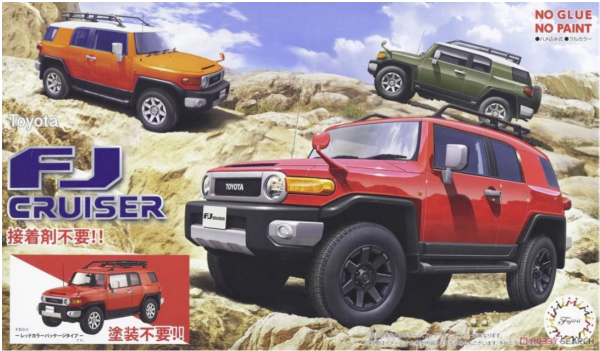 Fujimi 066370 Toyota FJ Cruiser (Red Color Package Type) 1/24