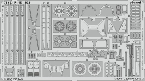 Eduard 73693 F-14D 1/72 GREAT WALL HOBBY