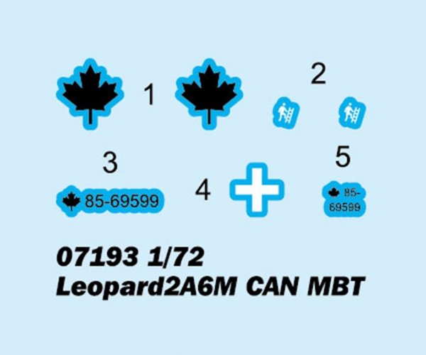 Trumpeter 07193 Leopard2A6M CAN MBT 1/72