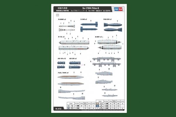 Hobby Boss 81758 Su-17M4 Fitter-K 1/48