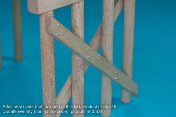 RB Model 35D15 WW II Wooden bridge Price for single module 1/35