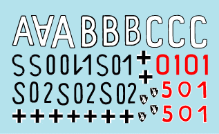 Star Decals 35-C1064 Befehlspanzer # 8 1/35