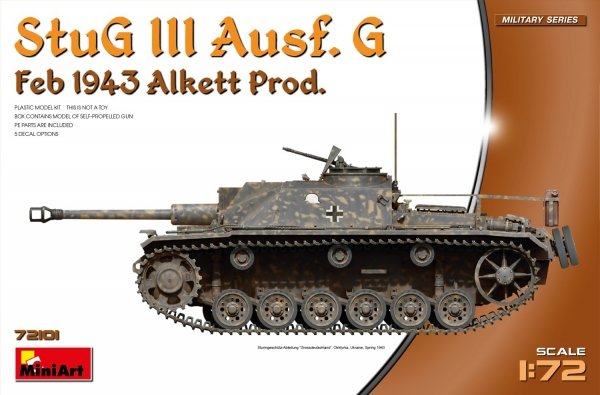MiniArt 72101 StuG III Ausf. G Feb 1943 Prod. 1/72