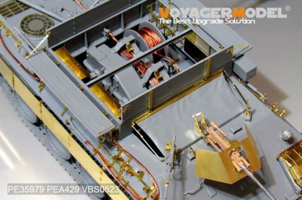 Voyager Model PE35979 WWII German Bergepanther Ausf.A (Early type,Panther A tool holders) Basic For TAKOM 2101 1/35
