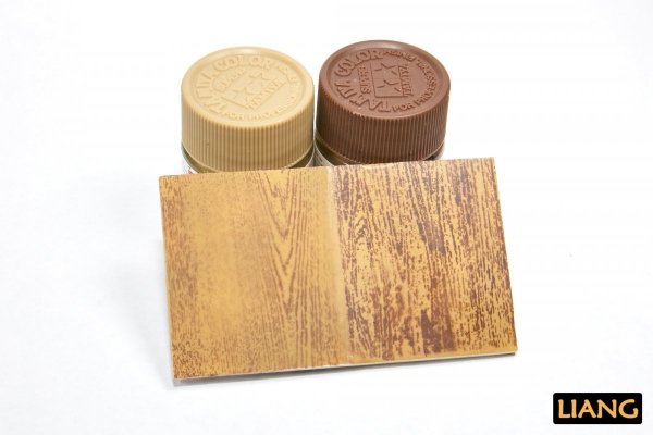 Liang 0304 Airbrush Stencil Wood Texture 4