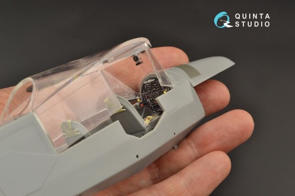 Quinta Studio QD32094 Fi 156C 3D-Printed &amp; coloured Interior on decal paper (Hasegawa) 1/32
