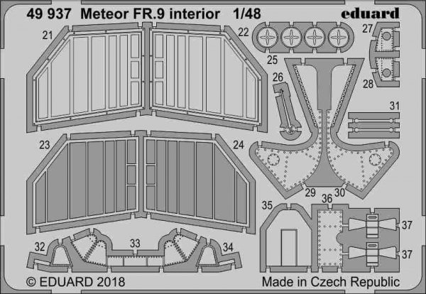 Eduard 49937 Meteor FR.9 interior AIRFIX 1/48