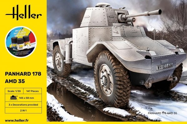 Heller 35325 Panhard 178 Starter Kit 1/35