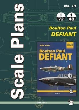 MMP Books 78746 Scale Plans No. 19 Boulton Paul Defiant EN