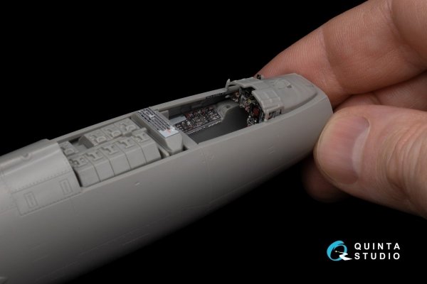 Quinta Studio QD48199 F-104G 3D-Printed &amp; coloured Interior on decal paper (Kinetic) 1/48