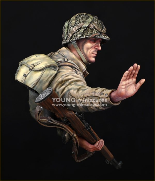 Young Miniatures YM1897 101st US Airbone "Currahee" - Normandy 1944 1/10