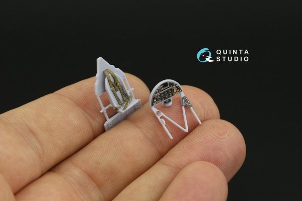 Quinta Studio QD72123 Hurricane Mk.I family 3D-Printed coloured Interior on decal paper (Airfix) 1/72
