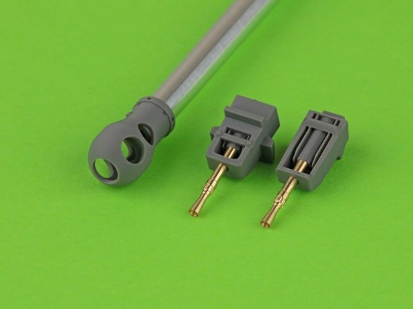 Master GM-35-047 A34 Comet - 77mm HV gun barrel &amp; Besa MG barrels with resin mounts (for Tamiya kit) 1/35