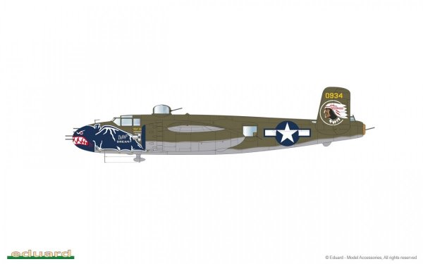 Eduard 7012 B-25J Mitchell STRAFER 1/72