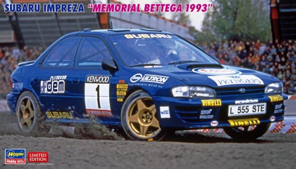 Hasegawa 20768 Subaru Impreza "Memorial Bettega 1993" 1/24