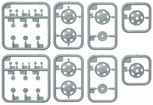 MiniArt 35099 GAZ-AA family wheels set 1:35