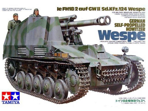 Tamiya 35200 German Self Propelled Howitzer Wespe (1:35)