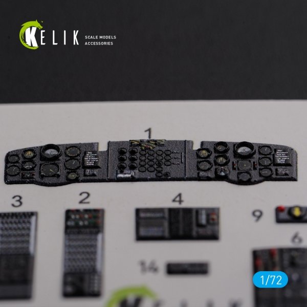 KELIK K72103 CH-47A interior 3D decals for Trumpeter kit 1/72