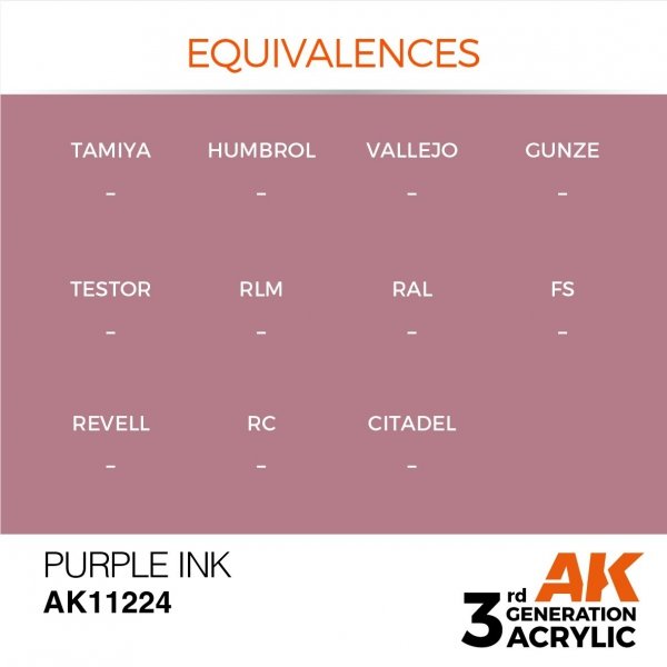AK Interactive AK11224 PURPLE – INK 17ml