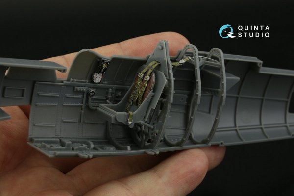 Quinta Studio QD32192 Spitfire Mk.1 (Mid) 3D-Printed &amp; coloured Interior on decal paper (Kotare) 1/32