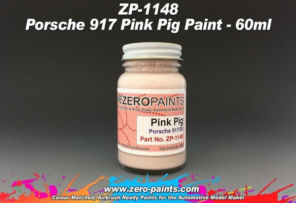 Zero Paints ZP-1148 Pink Paint (Porsche 917/20 Pink Pig) 60ml