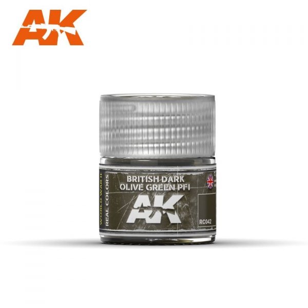 AK Interactive RC042 BRITISH DARK OLIVE GREEN PFI 10ml