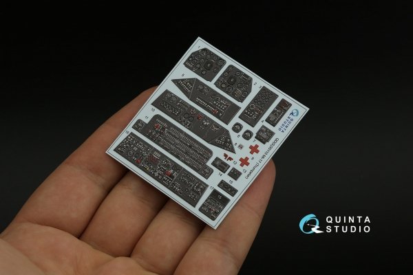 Quinta Studio QDS-35110 Mi-17 3D-Printed coloured Interior on decal paper (Trumpeter) (Small version) 1/35