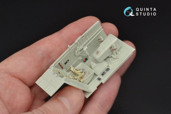 Quinta Studio QD32029 Bf 109G-6 3D-Printed &amp; coloured Interior on decal paper (for Revell kit) 1/32