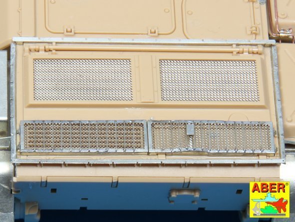 Aber 35G28 Grilles for Russian tank T-55 also Tiran 5 (1:35)