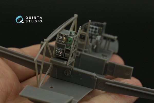 Quinta Studio QDS-48333 Avro Anson Mk.I 3D-Printed &amp; coloured Interior on decal paper (Airfix) (Small version) 1/48