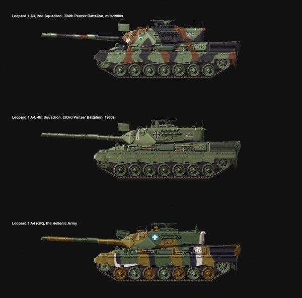 Meng Model TS-007 GERMAN MAIN BATTLE TANK LEOPARD 1 A3/A4 (1:35)