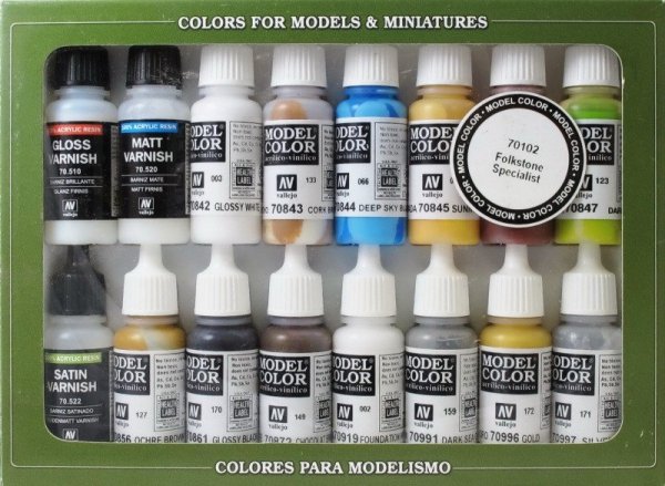 Vallejo FOLKSTONE SPECIAL (16 color set) (70102)