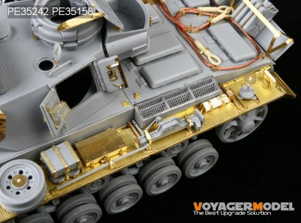 Voyager Model PE35242 WWII German Pz.Kpfw.III Ausf.N sPz.Abt 501 Afrika For DRAGON 6431 1/35